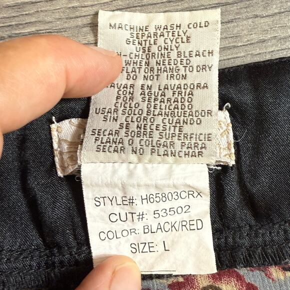 Vtg Speechless Babydoll Sheer Blouse Size L Satin Tie Back Y2K Asian Inspired - Picture 16 of 16